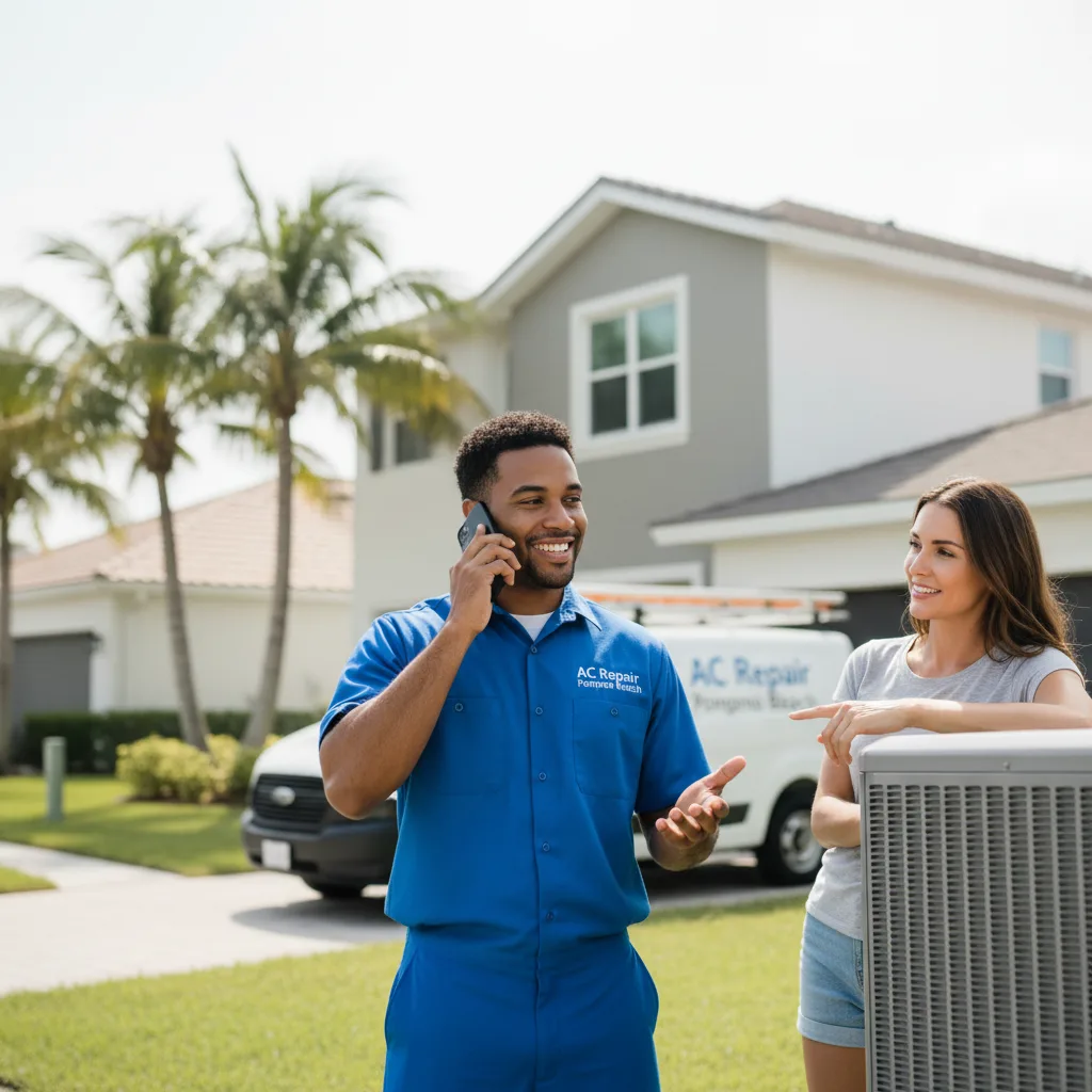 AC Repair Pompano Beach customer support in Poth
